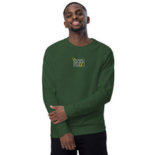 Load image into Gallery viewer, Gods Flex Unisex organic raglan sweatshirt (The Rich Aisle)
